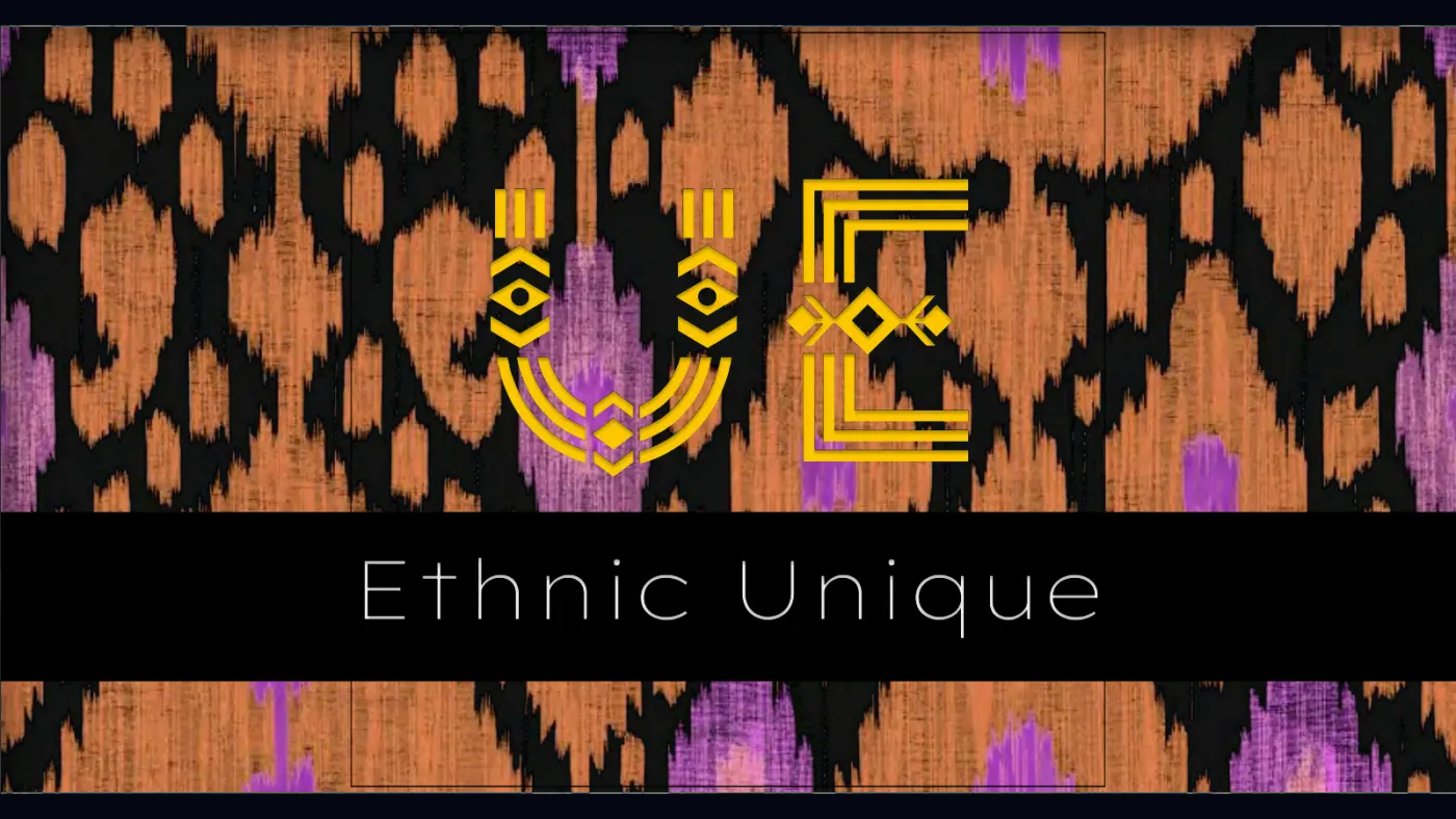 Слайд коммерческого предложения бренда одежды Ethnic Unique